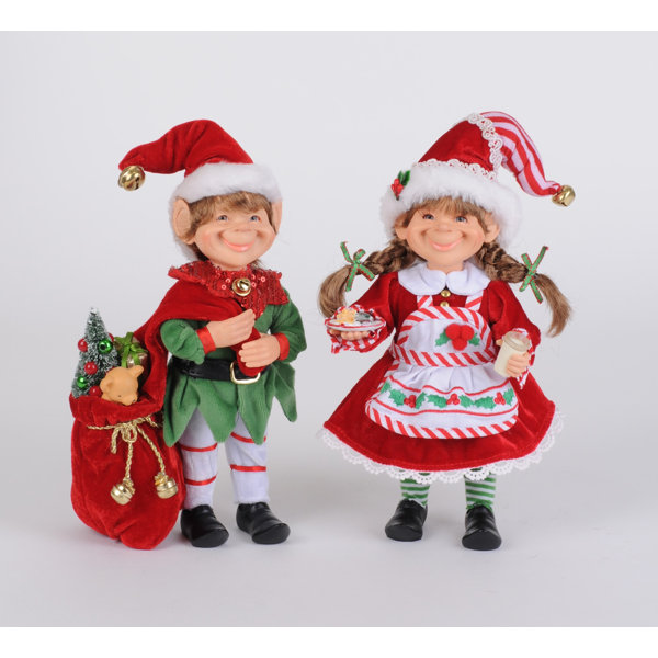 Karen Didion Santa's Helpers Elf Figurines and Collectibles & Reviews